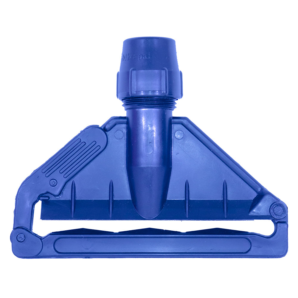 Janitorial Fan Mop Holder Plastic Clip Only Blue