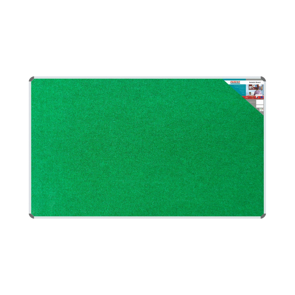 Bulletin Board Ribbed Aluminium Frame (2000x1200mm - Palm)