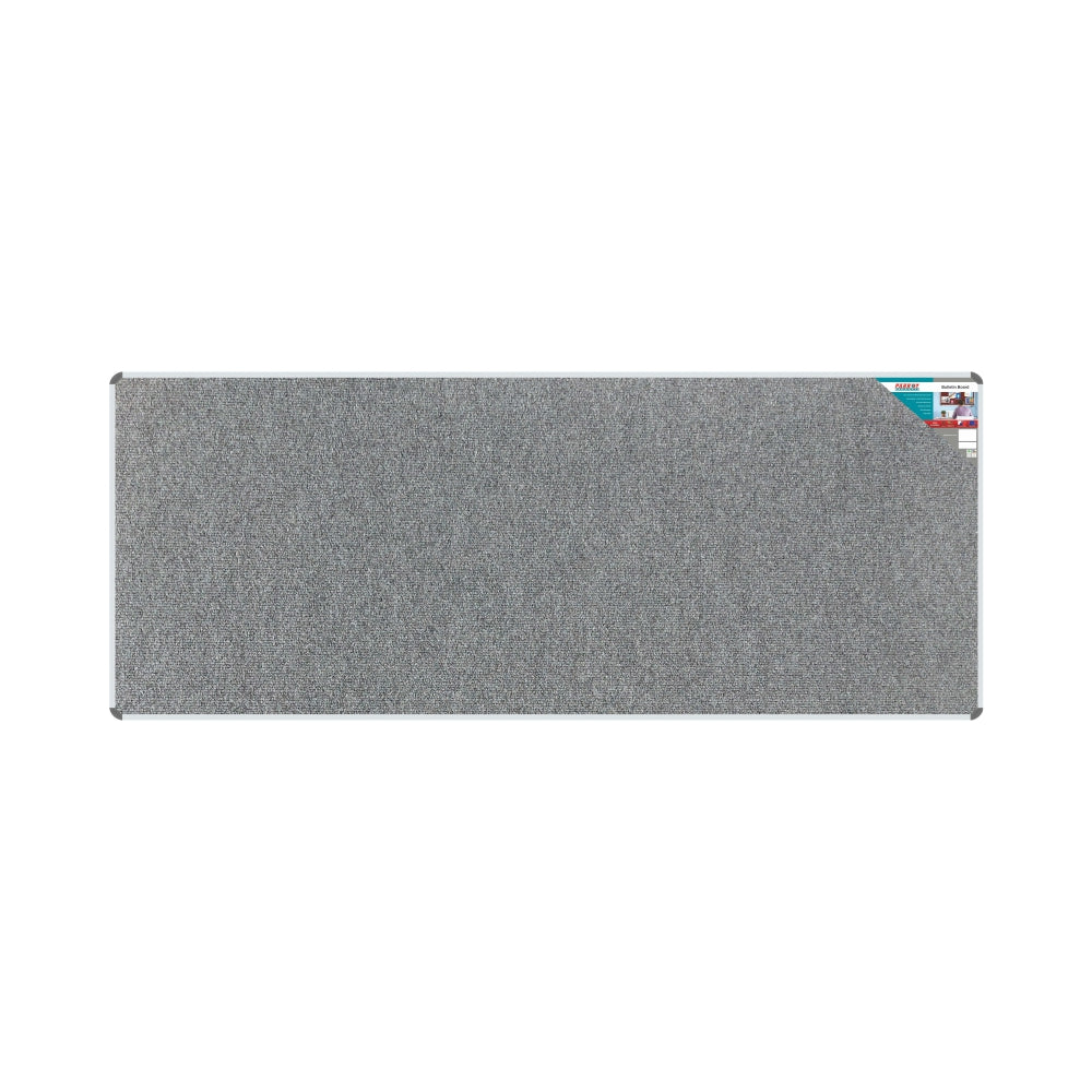Bulletin Board Ribbed Aluminium Frame (3000x1200mm - Laurel)