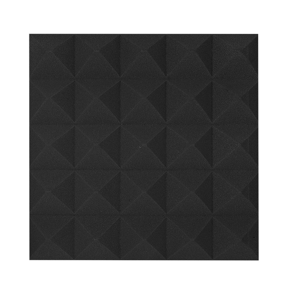 Acoustic Panel Pyramidfoam 500x500mm Black