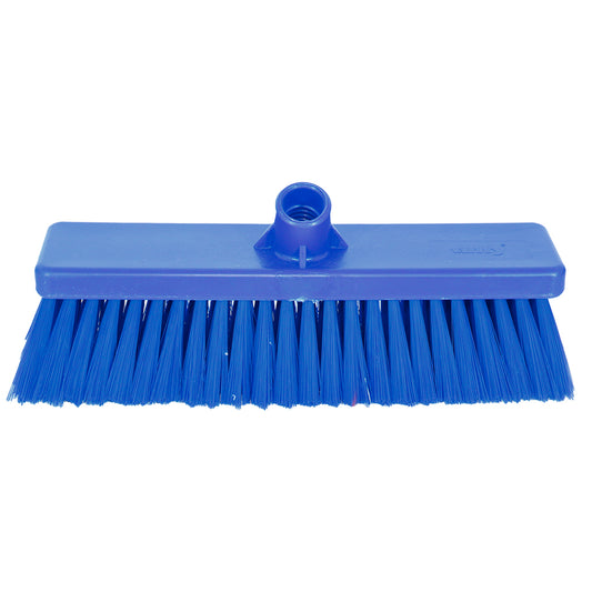 Janitorial Hygiene Broom Head - Hard Blue