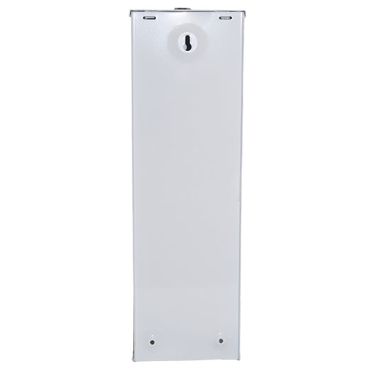 Janitorial TR3 Toilet Roll Holder Lockable - Mild steel white