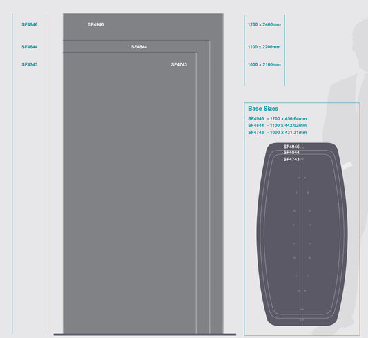 Sign Frame (1200*2400mm - Double Sided - Standing)
