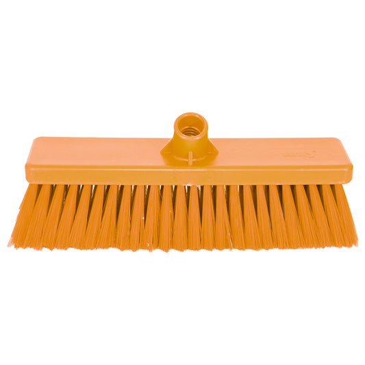 Janitorial Hygiene broom head - Soft yellow 300mm