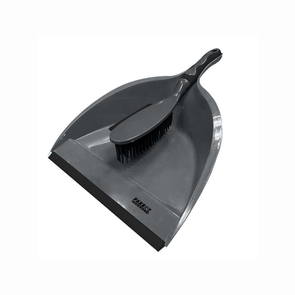 Janitorial Rubber Dustpan and Brush