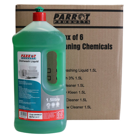 Janitorial Dishwash Liquid 1.5l Box Of 6