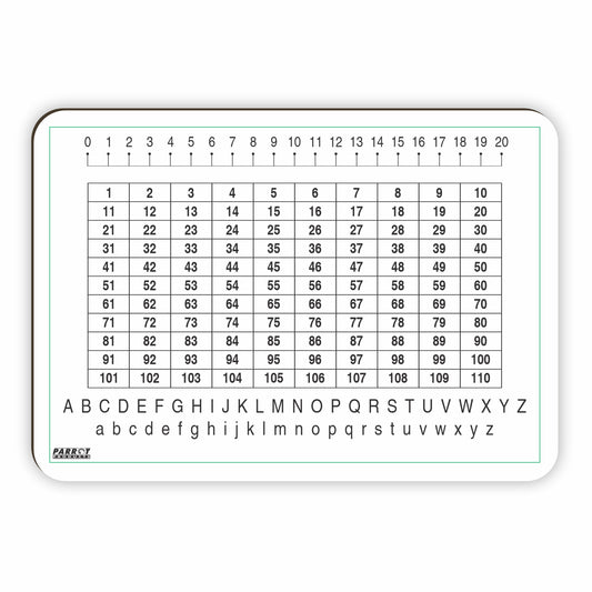 WRITING SLATE NUMBER CHART MARKERBORD 297*210MM - BOX 10