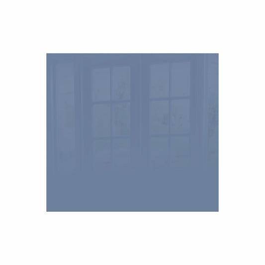 Decorative Glass Wall Tile (598 X 650 X 6mm) Pigeon Blue