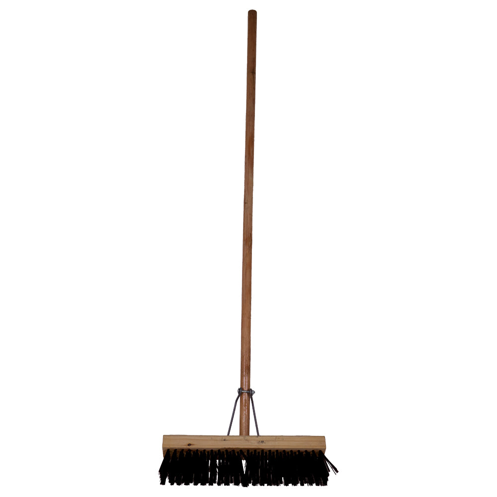JANITORIAL Platform Broom Brown 305mm (12")