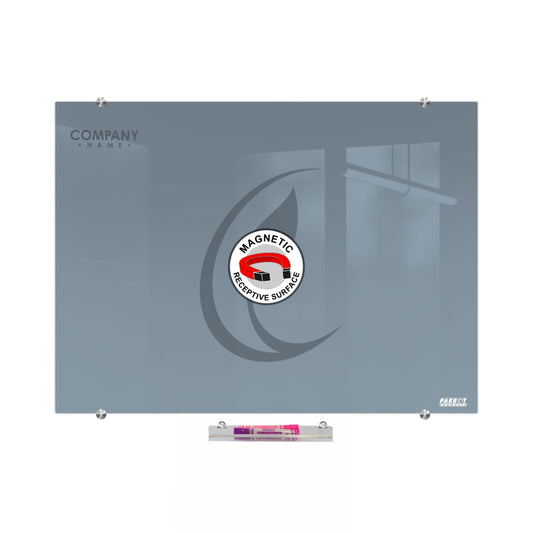 Glass Board Designer Series Magnetic Custom Printed (900x900mm)