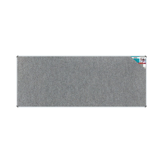 Bulletin Board Ribbed Aluminium Frame (3000x1200mm - Laurel)