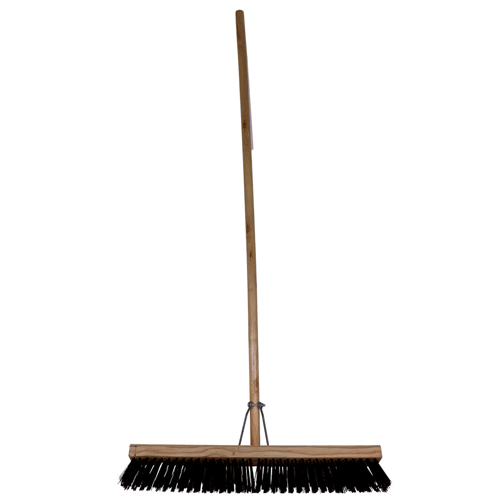 JANITORIAL Platform Broom Brown 600mm (24")