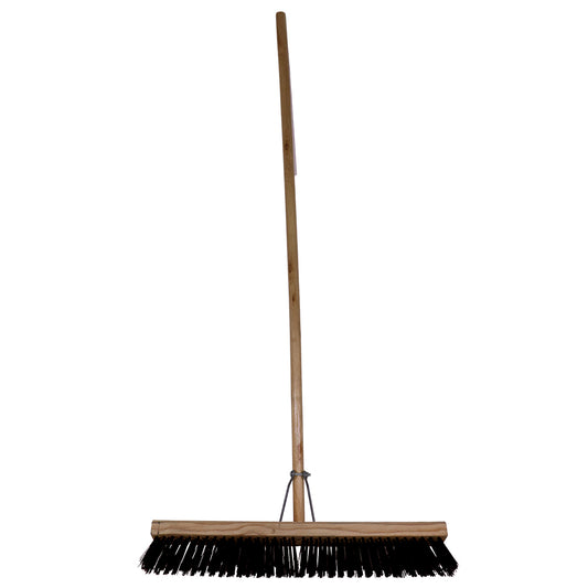 JANITORIAL Platform Broom Brown 600mm (24")
