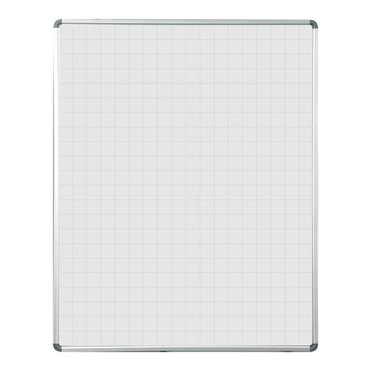 Educational Board Magnetic Whiteboard (1220*910 - Grey Squares - 1 Side)