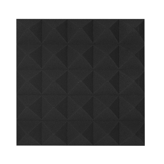 Acoustic Panel Pyramidfoam 500x500mm Black