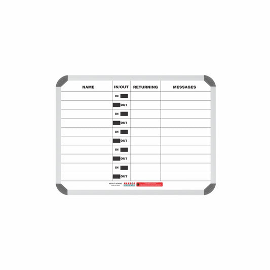 In/Out Board Magnetic 10 People (600*450mm)