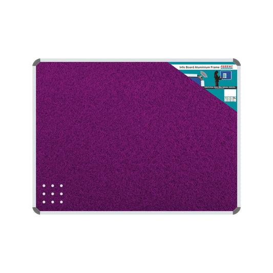 Info Board (Aluminium Frame - 600*450mm - Purple)