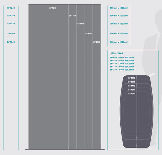 Sign Frame (500*1800mm - Double Sided - Standing)