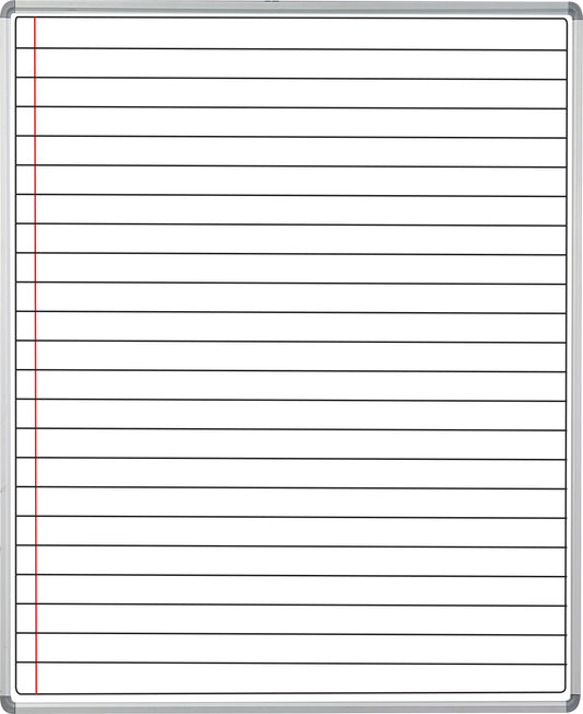 Educational Board Magnetic Whiteboard (1220*920 - White Lines - Side Panel - Option A)