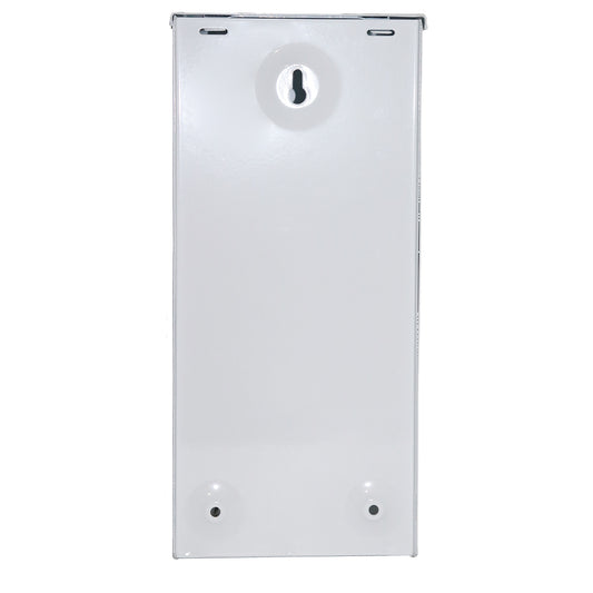 Janitorial TR2 Toilet Roll Holder Lockable - Mild Steel White