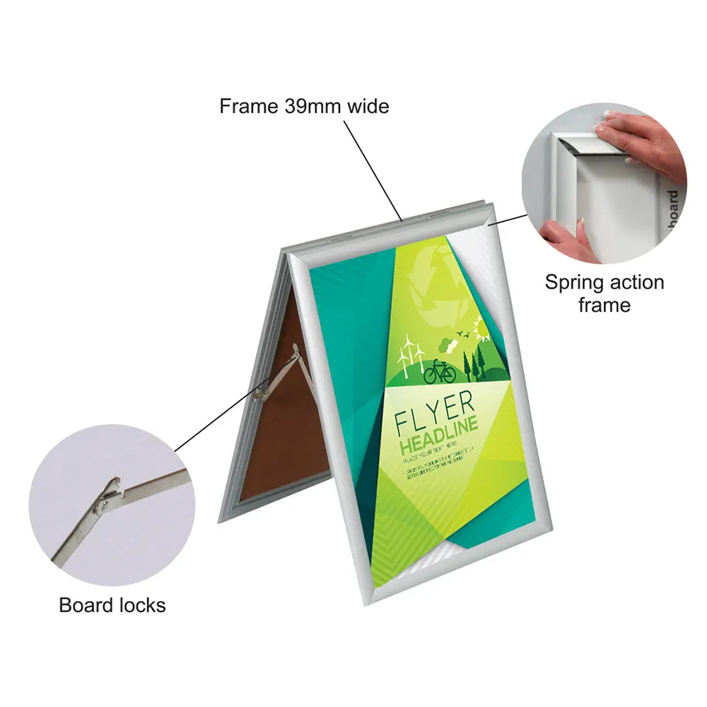 Parrot A-Frame Poster Frame (Sandwich A0)